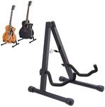 Relaxdays Gitarrenst&auml;nder, St&auml;nder f&uuml;r Akustik-, Bass- & E-Gitarre, Holz,...