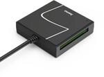 Hama USB-Kartenleser, USB-A mit USB-C-Adapter, USB 3.2 Gen 1, Multi-Card-Reader...