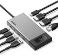Belkin USB C Hub, 8 in 1 Multi-Port Docking Station 100 W, mit 2