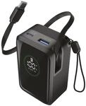 Cellularline Powerbank Roller 10.000 mAh mit 45 W Schnellladefunktion,...