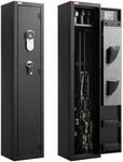 VEVOR Waffenschrank Gewehrschrank mit Fingerabdrucksensor & Schl&uuml;ssel,