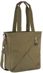 camel active Damen Aurum Zip Tote Bag mit abnehmbarem Schulterriemen Dunkelgr&uuml;n, M,