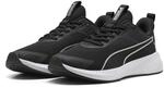 Puma Unisex Flyer Lite 4 Stra&szlig;en-Laufschuh, Black Silver, 43.5 EU