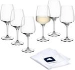 LEONARDO HOME Wei&szlig;weingl&auml;ser CESTI (6er Set) inkl. Poliertuch &bull;