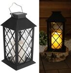 LUMILED Solarlaterne Au&szlig;en Solar Laternen Drau&szlig;en LED Glas Laterne Solarleuchte