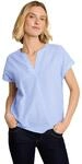 Tom Tailor Damen 1052107 Bluse, 40338-Kentucky Blue Dobby Stripe, 36