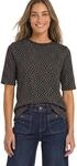 Street One T-Shirt mit Rundhals und Print Black Coffee 34