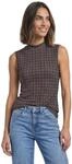 Street One Turtle Neck Top aus Mesh mit Print Silk Brown 34