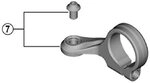 SHIMANO - Untere Abdeckung Mando Dr. - SL-M7100