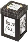 walther design Aufbewahrungsboxen schwarz 7,6 x 11 cm Fotogeschenkbox Surprise,