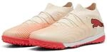 Puma Unisex Future 9 Match TT Fu&szlig;ballschuh, Sugarred Almond White-Ultra Red...