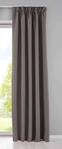 Gardinenbox Vorhang Blickdicht &raquo;Newyork&laquo; verdeckte Schlaufen Taupe HxB...
