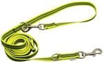 Gummierte Leine, 3-Fach verstellbar - neon gelb, 230 cm (2,3 m)