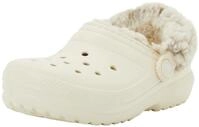 Crocs,Unisex Kinder,Classic Fleece Lined Clog K,Summit White,28-29