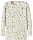 Lil' atelier mini M&auml;dchen Nmfgago Ls Slim Lil Noos Top, Turtledove, 104 EU