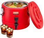 VEVOR isolierter Getr&auml;nkespender 8 L Thermo-Getr&auml;nkespender f&uuml;r Hei&szlig;- und