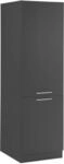 Laundreezy Einbauschrank f&uuml;r K&uuml;hlschrank Hochschrank Anthrazit 60x200x68 cm