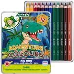 JOLLY X-Big Adventure Colours Buntstifte 12er Set &ndash; Extra Dicke...