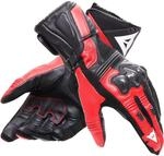 Dainese Reacto Carbon Long Motorradhandschuhe, schwarz/rot, XS
