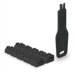 LINDY 47891 RJ45 Port Schloss, 10 St&uuml;ck mit Schl&uuml;ssel, schwarz