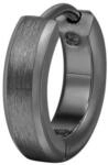 Brosway INK Einzelohrring aus 316L-Edelstahl mit rutheniumfarbener PVD-Beschichtung,
