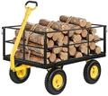 VEVOR Bollerwagen 116,8x76x77,5 cm, Transportwagen 635 kg, Gartenwagen,...