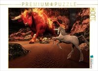 CALVENDO Puzzle Roter Stier 1000 Teile Puzzle quer | Lege-Gr&ouml;&szlig;e cm...