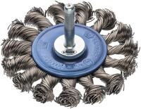 Vigor Scheibenb&uuml;rste (gezopft, Durchmesser: 75 mm, Schaftdurchmesser: 6 mm) V6806