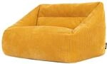 Icon Cecilia Cord Sitzsack Kinder Sofa mit F&uuml;llung, Gelb