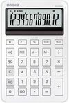 CASIO MS-200DQ-WE stylischer Tischrechner, Wei&szlig;, 12-stelliges Display