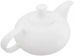 Wilmax WL-994000/1C Porzellan Teekanne, Weiss, 1150mL Kapazit&auml;t