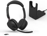 Jabra Evolve3 65 kabelloses Bluetooth-Headset mit Mikrofon, MS Teams, USB-A 