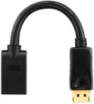 PureInstall PI175 DisplayPort Stecker auf DisplayPort Stecker Adapter schwarz