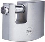 Yale - Y124B/60/110/1 Maximale Sicherheit 60 mm Messing Blockhangschloss - Chrom