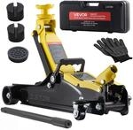 VEVOR Hydraulischer Rangierwagenheber 2,5 t Tragkraft, Flacher Wagenheber aus...
