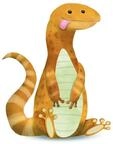 Komar Wandbild | Cute Animal Lizard | Poster, Bild, Wohnzimmer, Schlafzimmer,