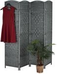 Relaxdays Paravent Raumteiler, HxB: 170 x 160 cm, Faltbarer Raumtrenner,...