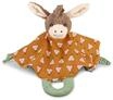 Sterntaler Schmusetuch S Esel Emmilius, 21 cm, Flauschstoff und Jersey,