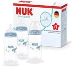 NUK First Choice Babyflaschen | 3+ Monate | 300 ml | Anti-Kolik-Babyflasche | PP 