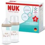 NUK Perfect Match Babyflaschen | 3+ Monate | 260 ml | Anti-Kolik-Babyflasche | PP 