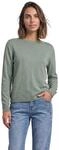 Street One Basic Pullover mit U-Boot-Ausschnitt Eucalyptus Green Mel. 34