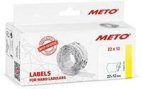 Original Meto Preisauszeichner Etiketten 9517182 (22x12 mm, 6000 St&uuml;ck,