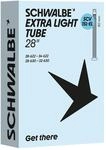 Schwalbe Fahrradschlauch SCV15L-EL EXTRA Light 28/34-622/630 IB Black 80mm