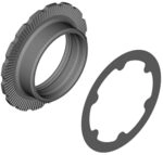SHIMANO Fc-M9100 Verschlussring Kettenblatt, Silver/Black, One Size