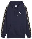 PUMA Herren Essentials Elevated Tape Relaxed Hoodie S, Navy Blue
