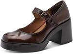 Tamaris Damen Pumps Synthetik, braun, 37 EU