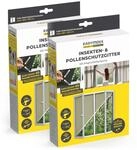 EASYmaxx Fliegengitter f&uuml;r Fenster mit Pollenschutz & Magic Click | Moskitonetz
