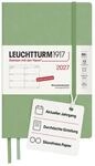 LEUCHTTURM1917 Wochenkalender 2027 Paperback (B6+) - Deutsch, Salbei,...