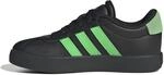 adidas Unisex Kinder Vl Court 3.0 Kids Shoes, core Black/Screaming Green/Carbon, 35
