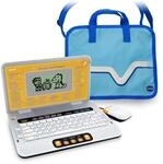 Schulstart Laptop mit Tragetasche - Zweisprachig Deutsch Englisch